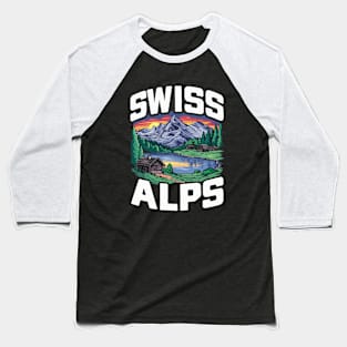 Swiss Alps. Traveling Baseball T-Shirt